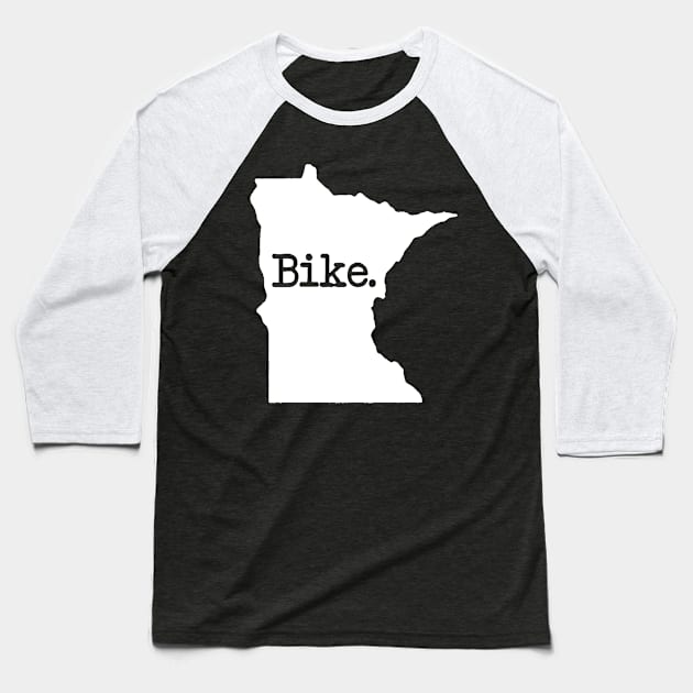 Minnesota Bike MN Baseball T-Shirt by mindofstate